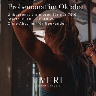 Dein Probemonat im Oktober bei EVERI Health & Studio